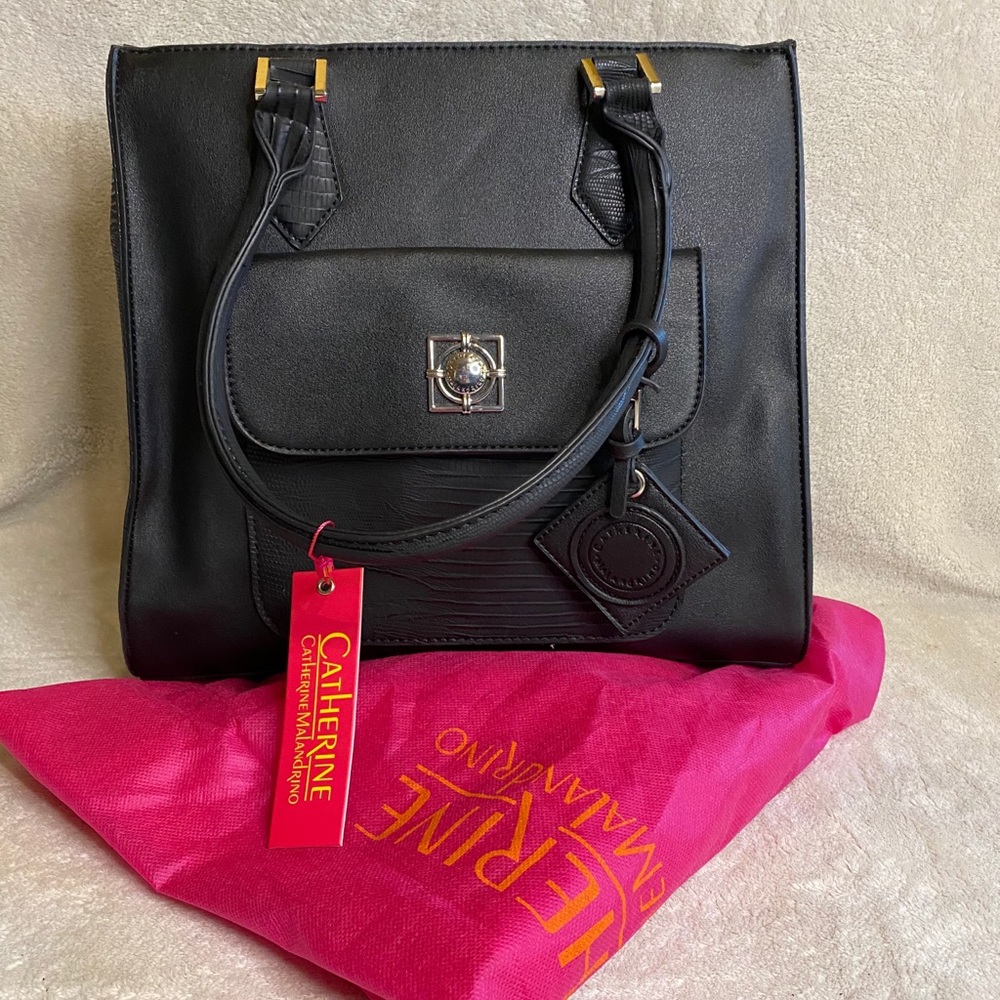 NWT Catherine Malandrino Tote w/ Dust Cover